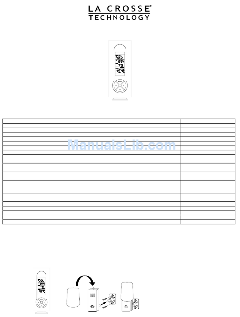 La Crosse Technology WS-7213U instruction manual