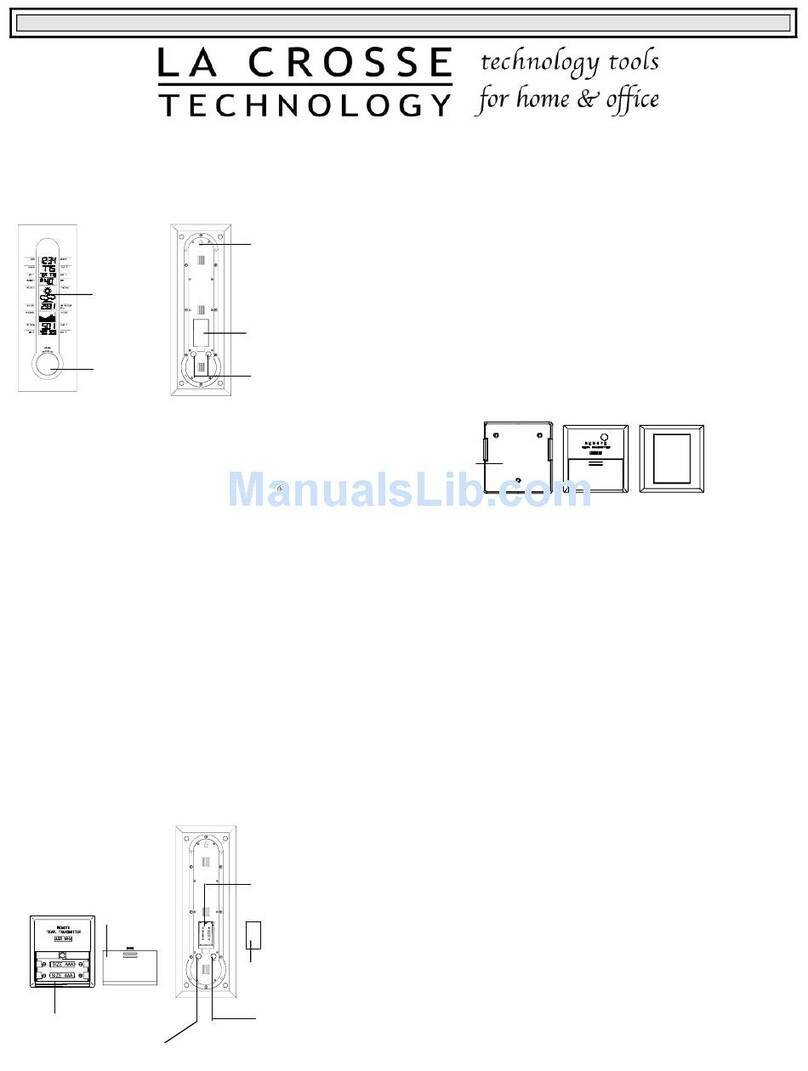 La Crosse Technology WS-7091UD User manual La Crosse Technology WS-7091UD User manual