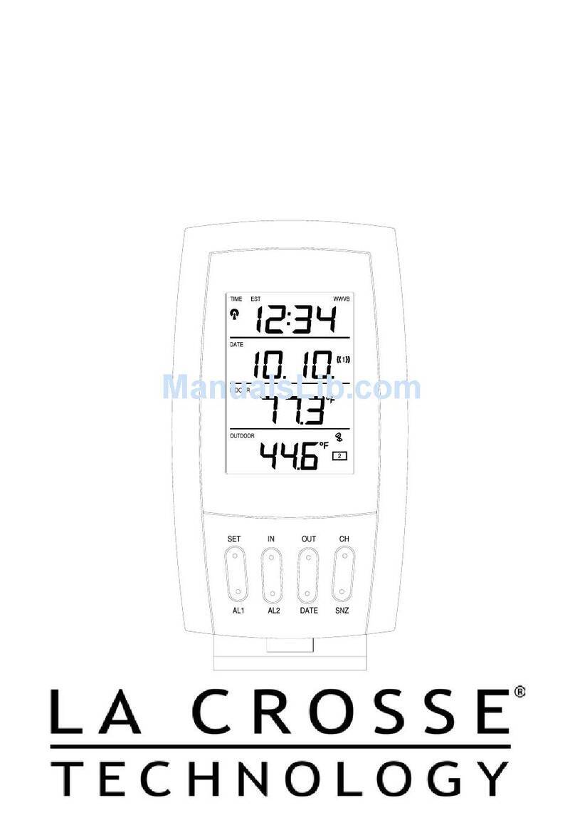La Crosse Technology WS-7076U instruction manual La Crosse Technology WS-7076U instruction manual