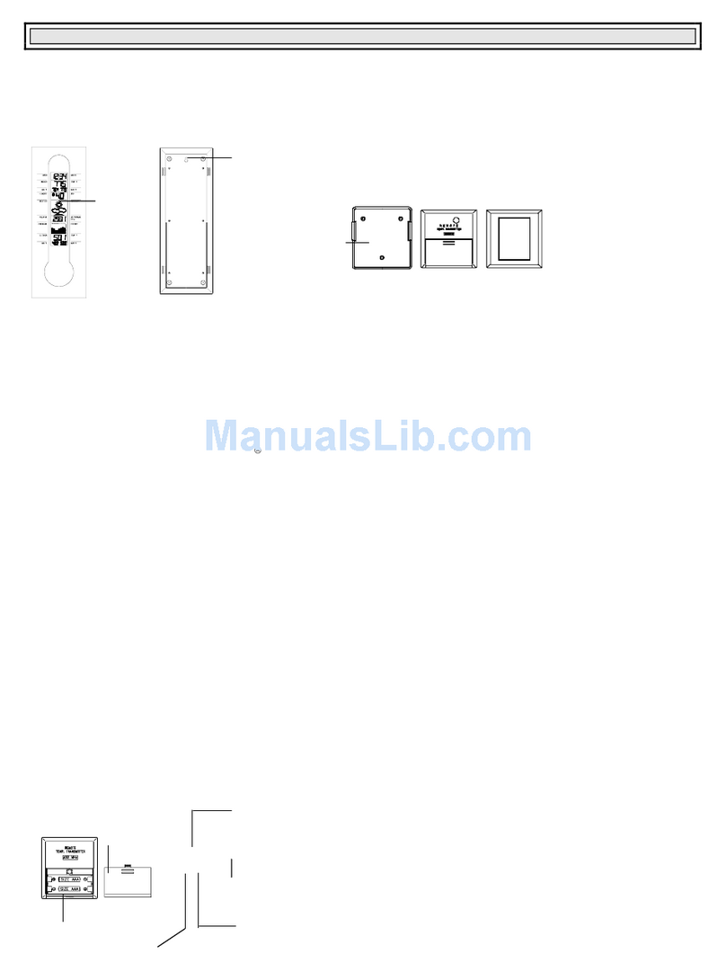 La Crosse Technology WS-7090U instruction manual La Crosse Technology WS-7090U instruction manual