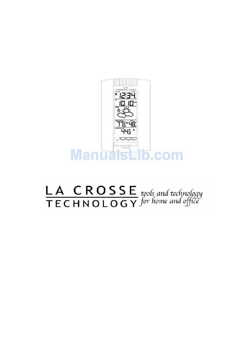 La Crosse Technology WS-7075UF instruction manual La Crosse Technology WS-7075UF instruction manual