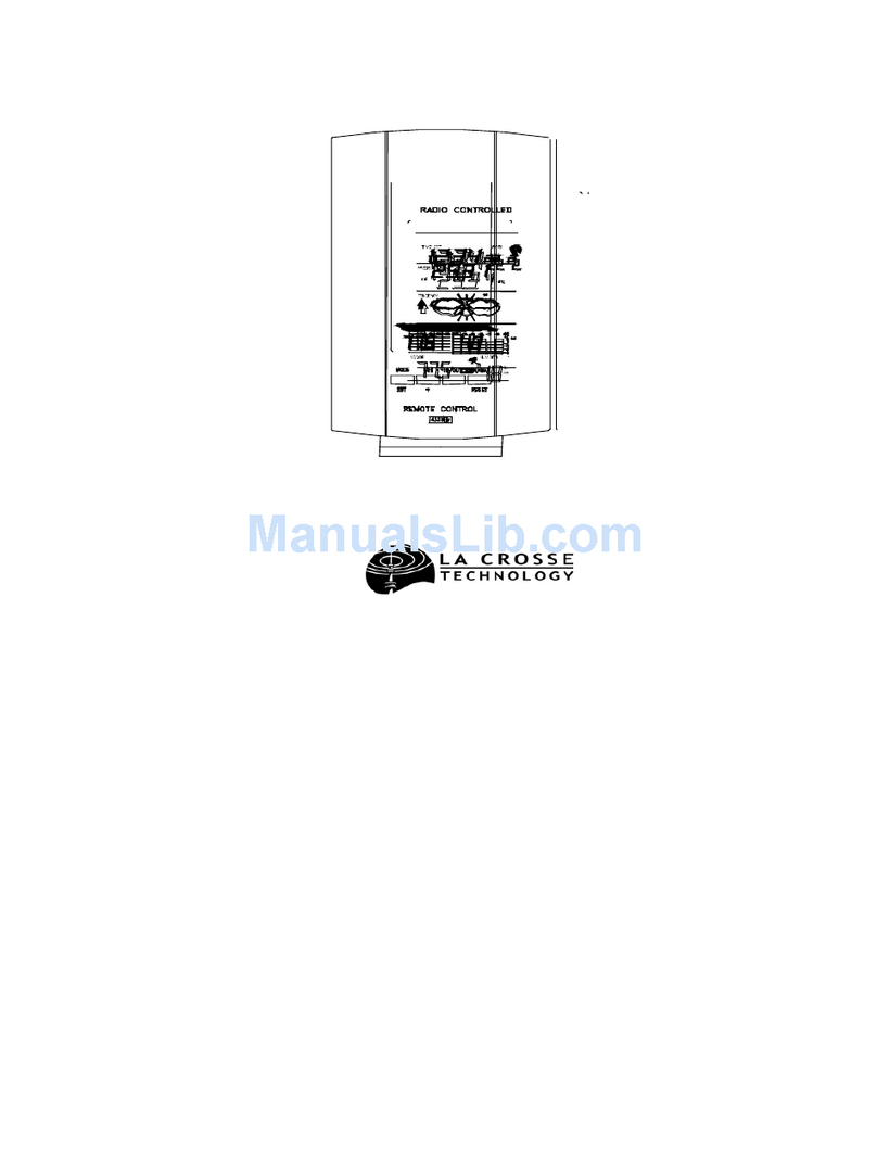 La Crosse Technology WS-7059U4 User manual La Crosse Technology WS-7059U4 User manual
