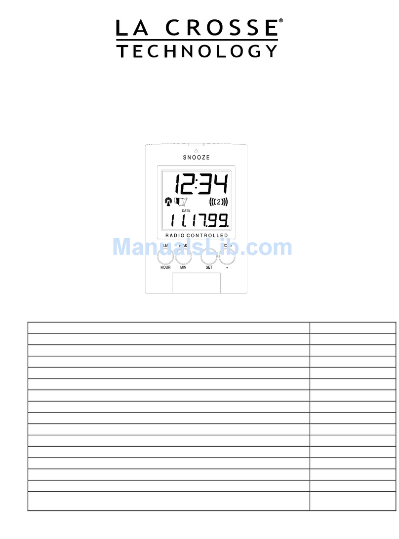 La Crosse Technology WT-2191A user guide
