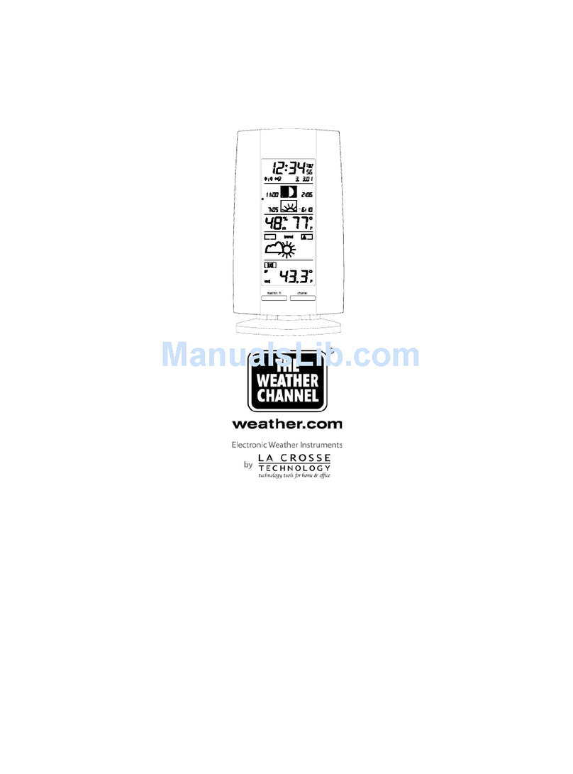 La Crosse Technology WS-9016TWC instruction manual