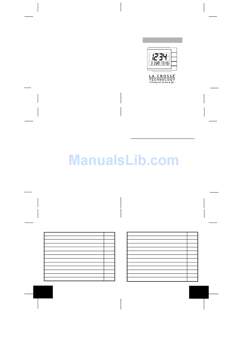 La Crosse Technology WS-8054U User manual