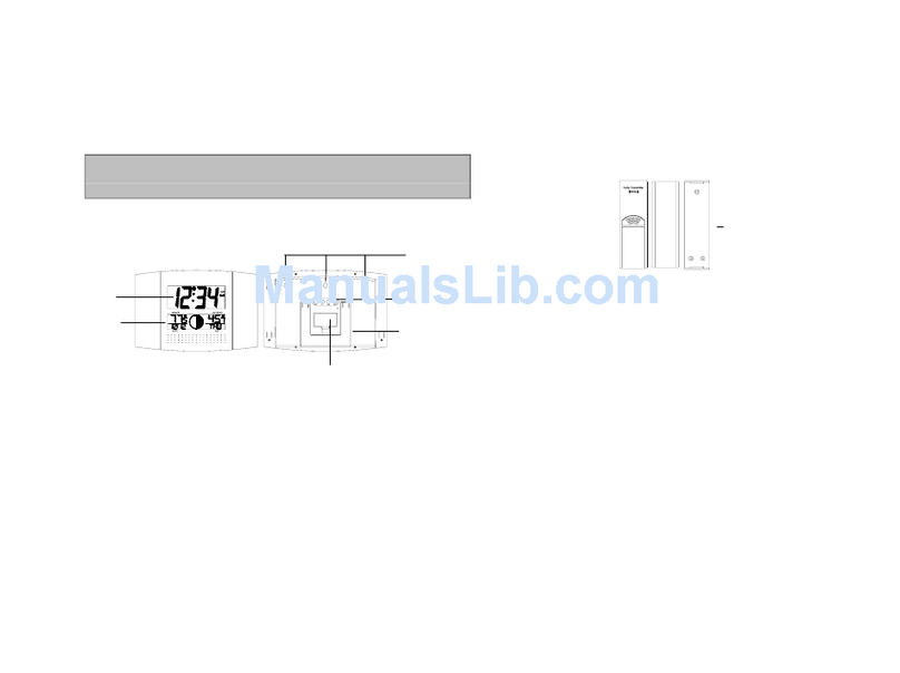 La Crosse Technology WS-8117U-AL User manual La Crosse Technology WS-8117U-AL User manual