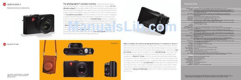 Leica D-Lux 3 User manual