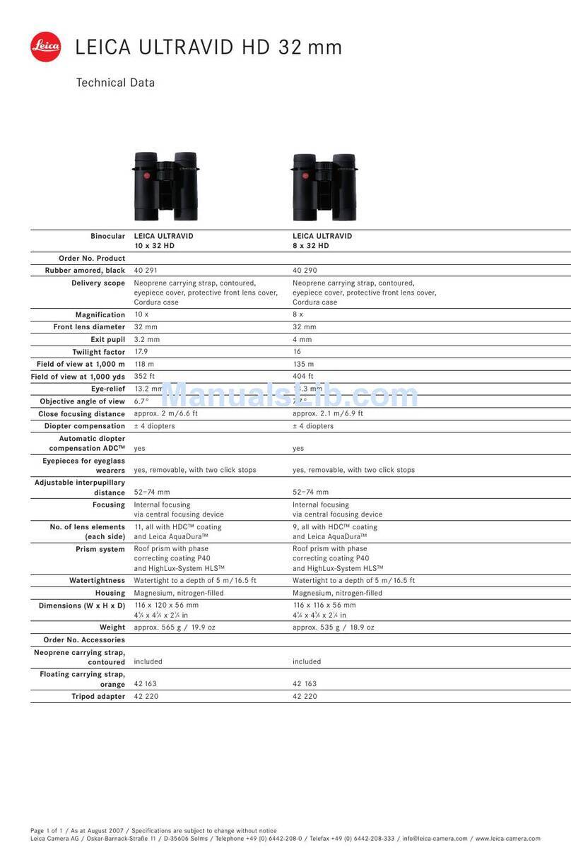 Leica Ultravid 10x32 HD User manual