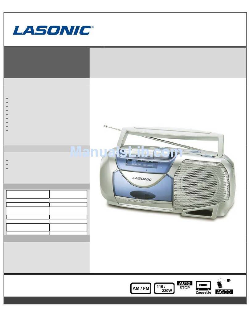 Lasonic TRC-397 Specifications