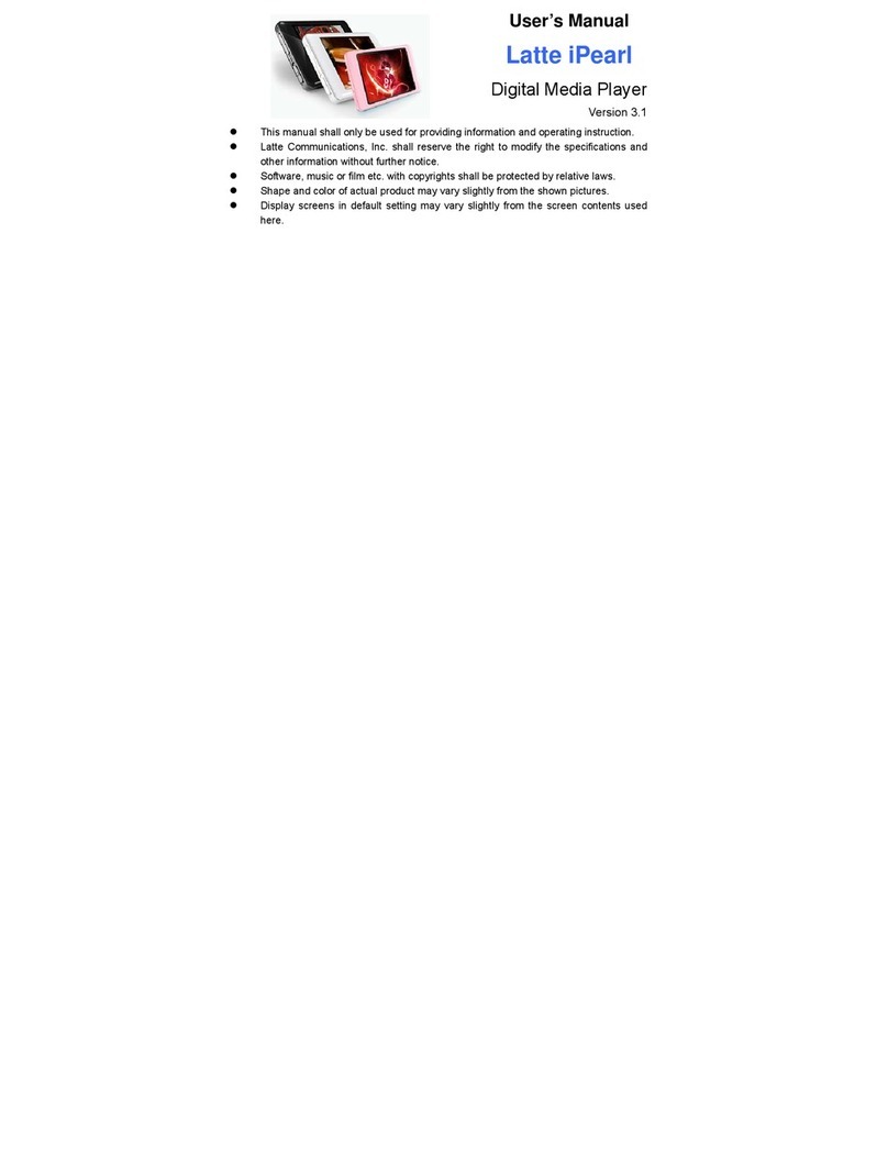 Latte iPearl 16GB user manual
