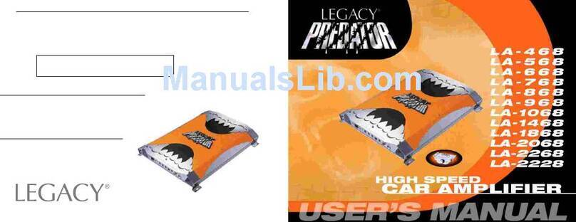 Legacy Predator LA-1068 user manual
