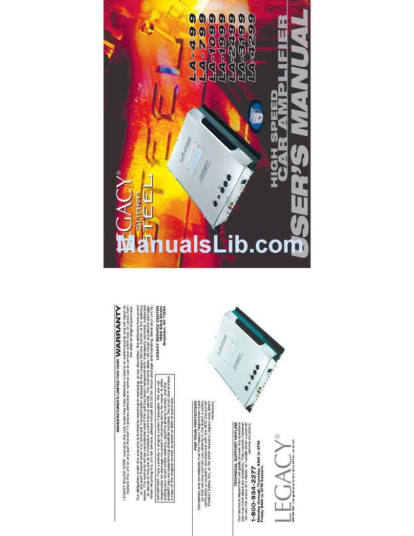 Legacy LA-1099 user manual