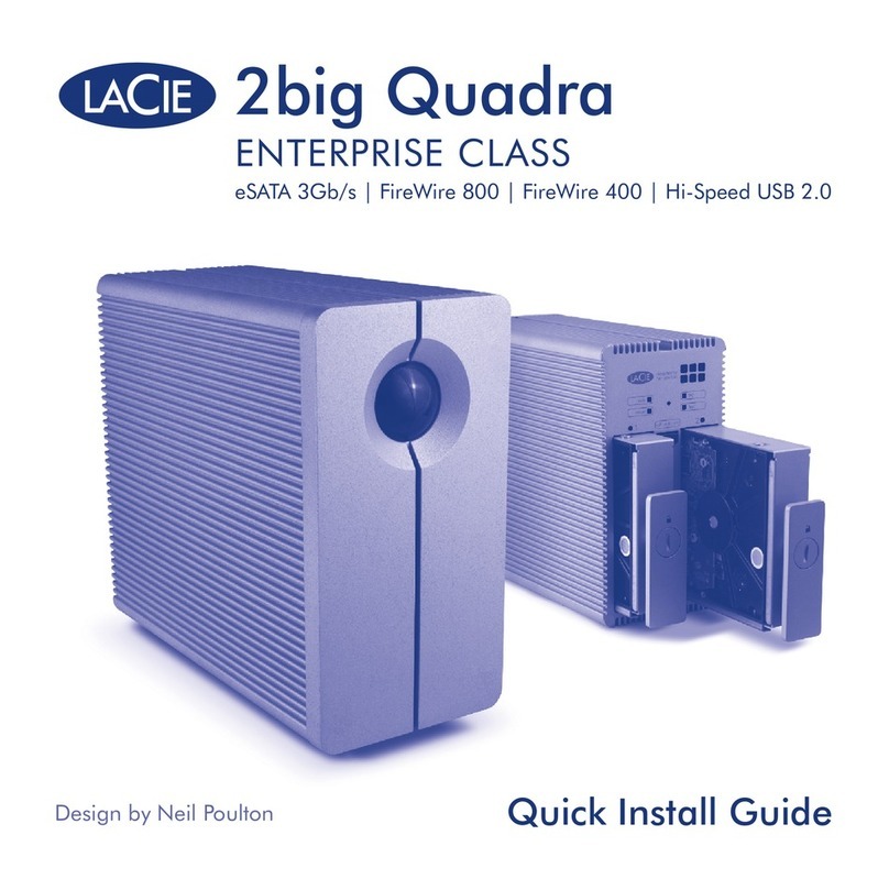LaCie 301382U Quick install guide