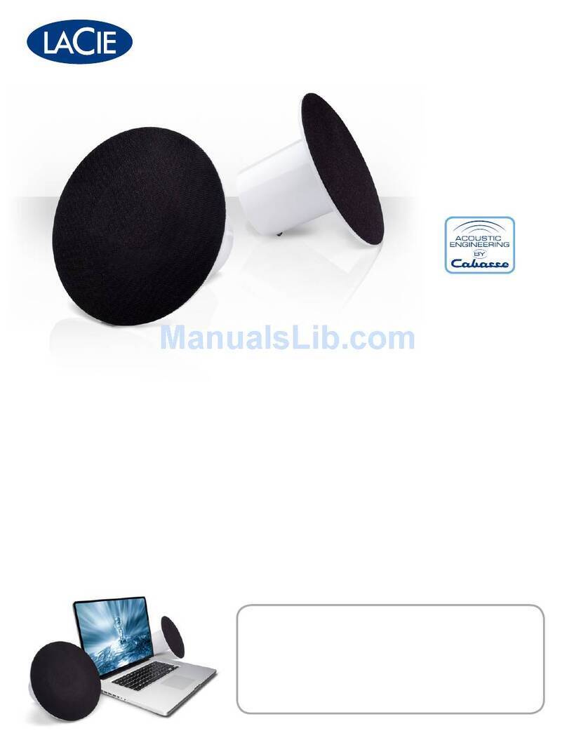 LaCie 130906 - Sound2 Speakers PC Multimedia Specifications