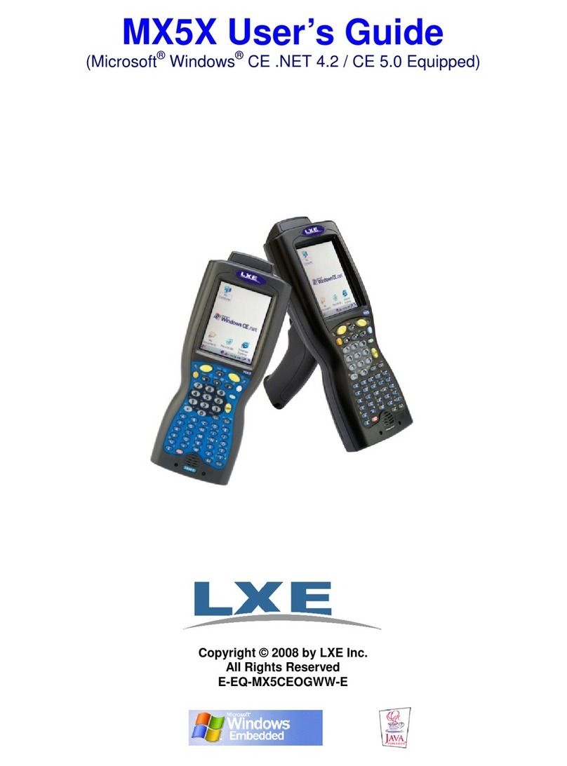 LXE MX5X user guide