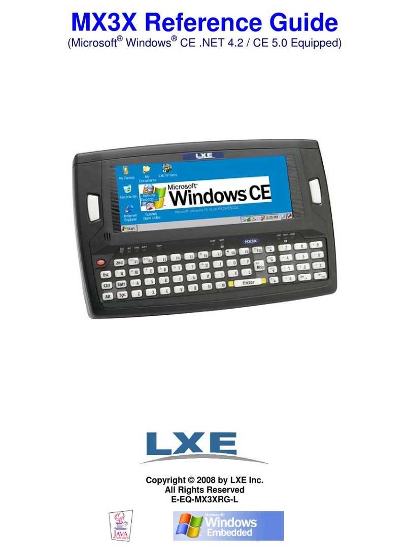 LXE MX3X reference guide