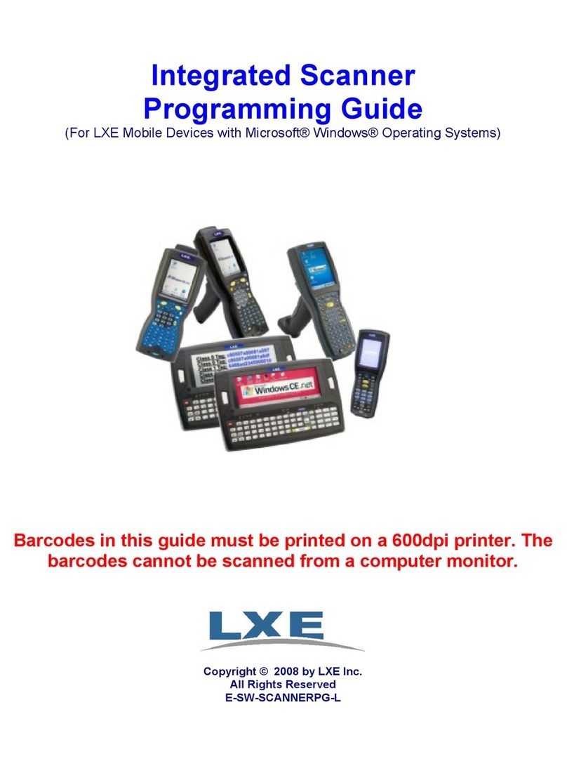 LXE MX3 Programming guide