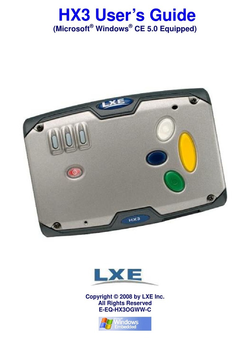 LXE HX3 user guide