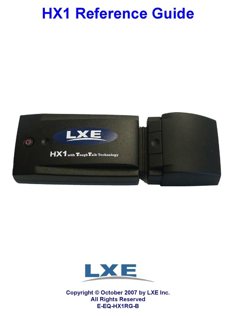 LXE HX1 reference guide