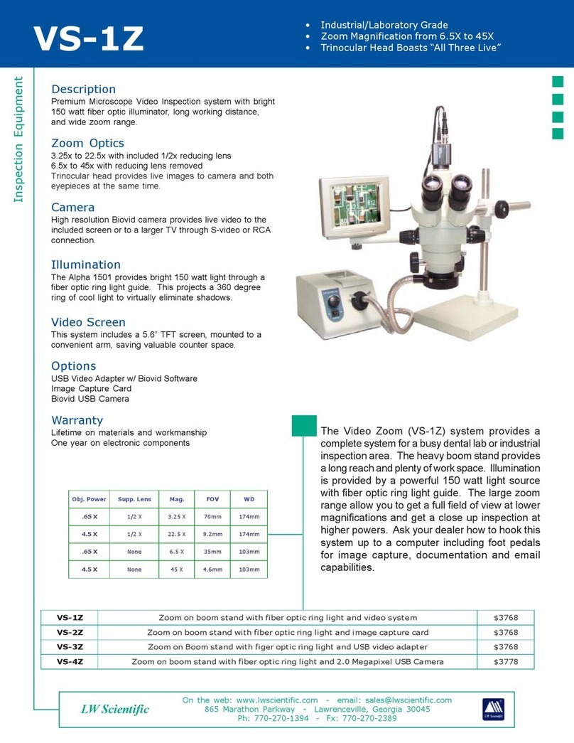 LW Scientific VS-1Z User manual