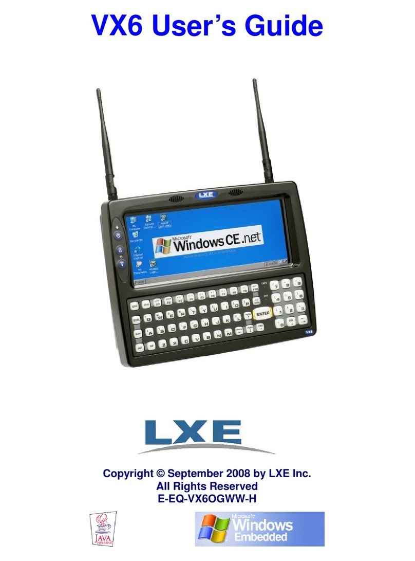 LXE VX6 User manual