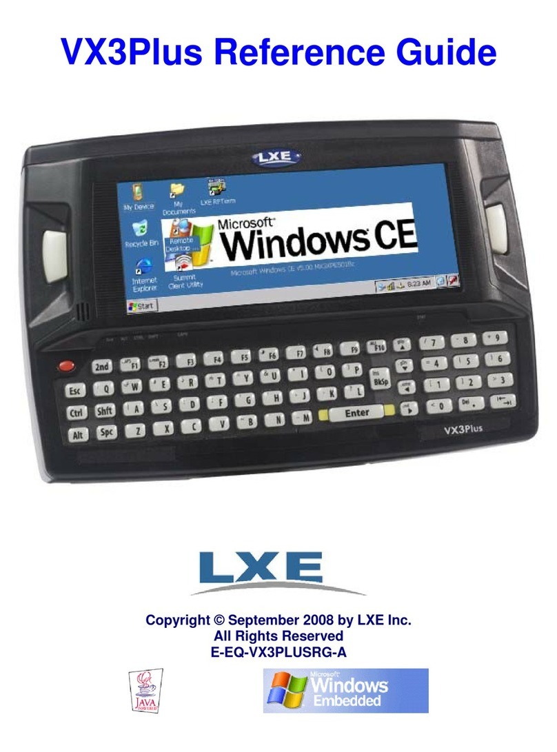 LXE VX3Plus reference guide