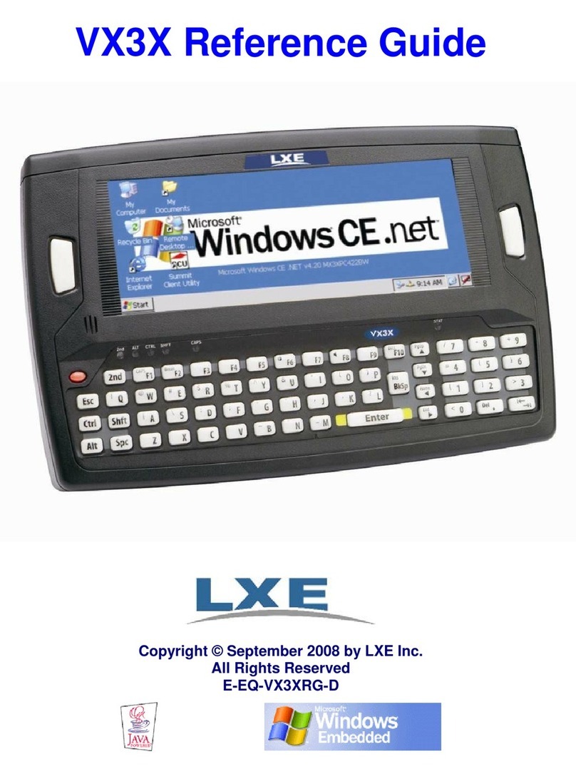 LXE VX3X User manual