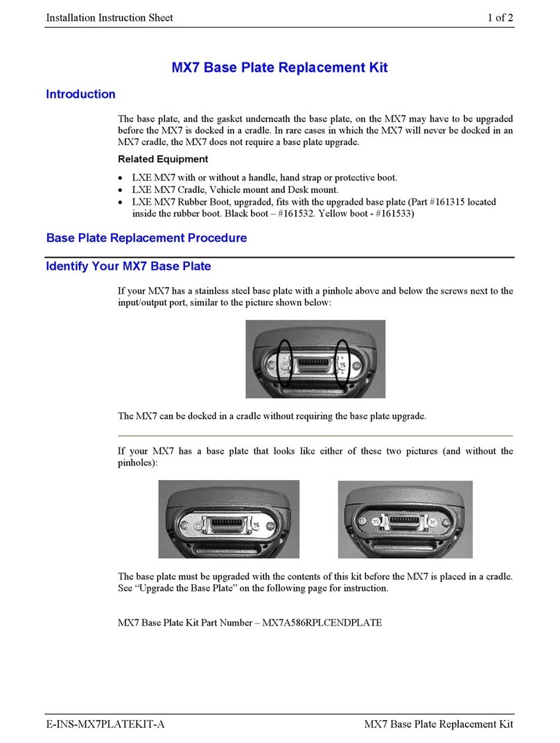 LXE MX7 User manual
