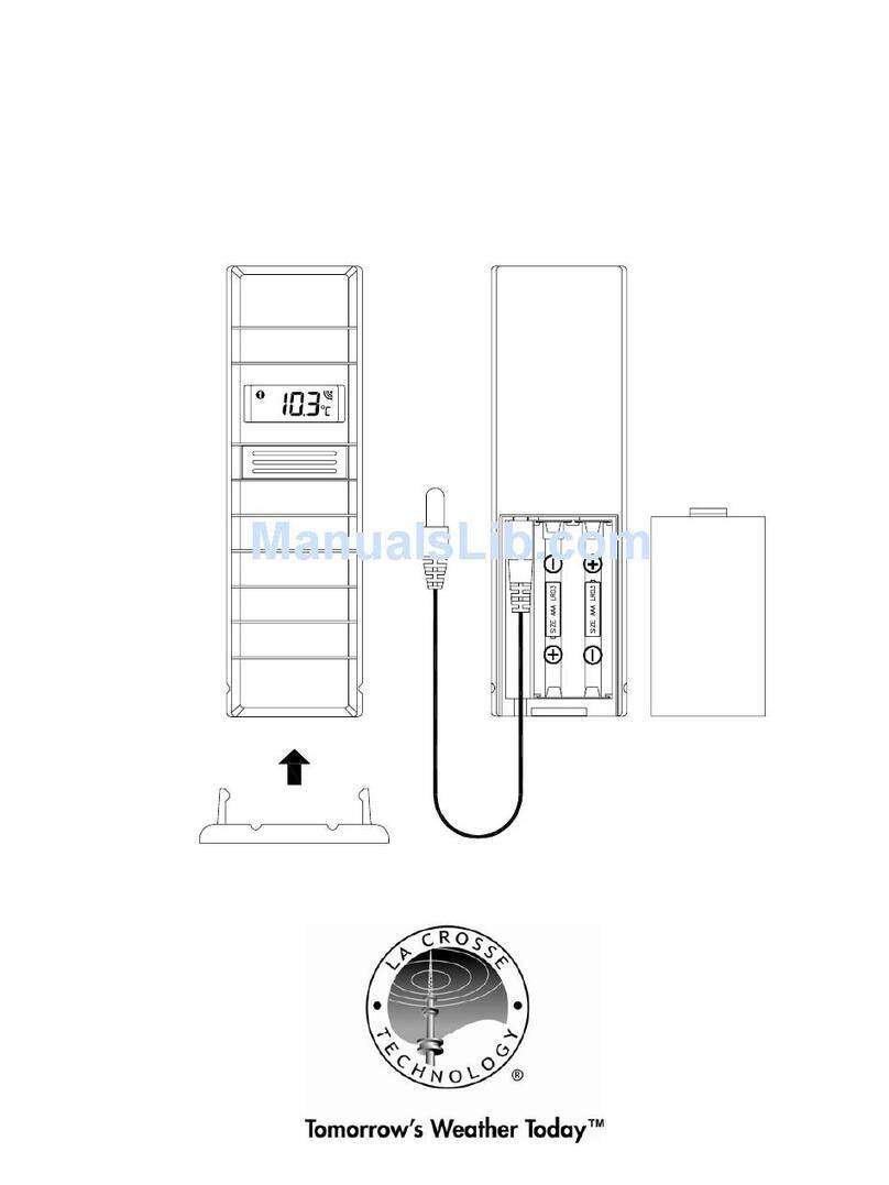 La Crosse Technology TX25U instruction manual