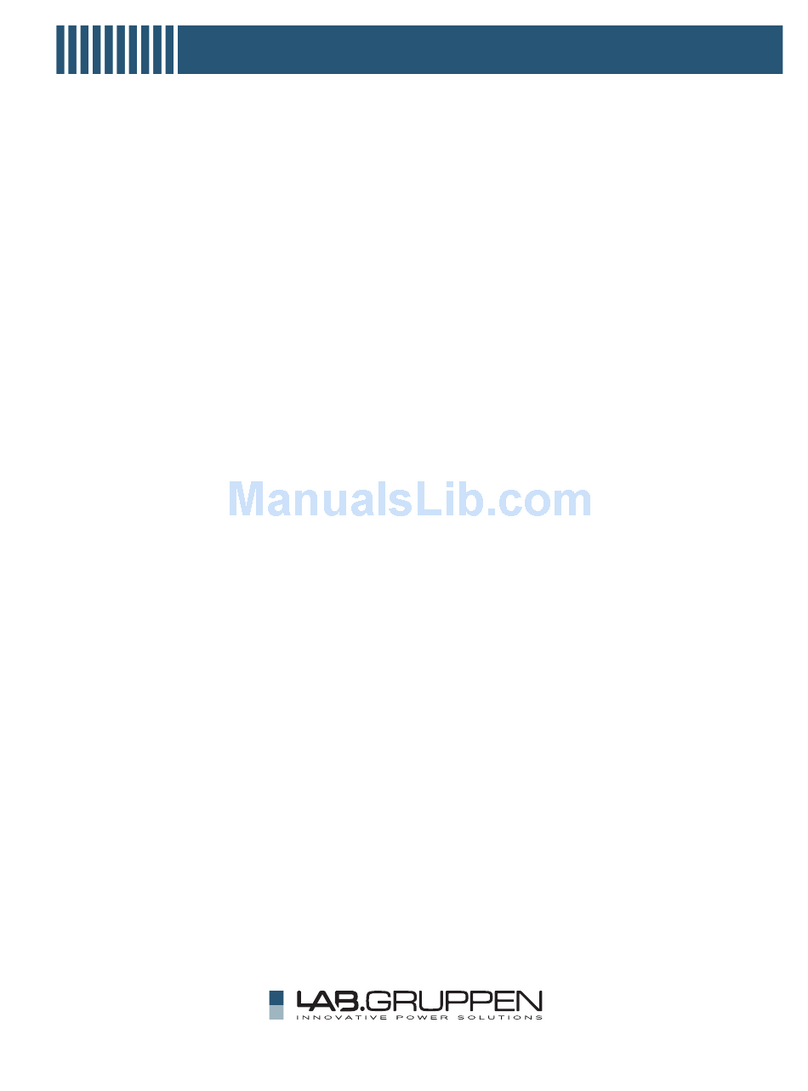 Lab.gruppen NLB 60E Manual