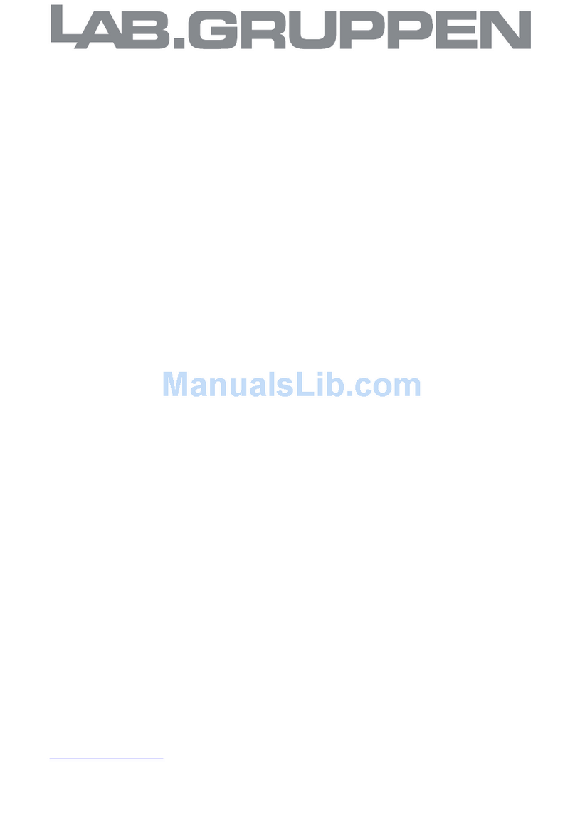 Lab.gruppen ACN 3C User manual