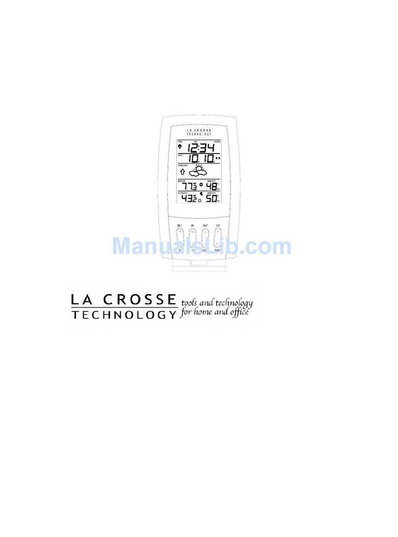 La Crosse Technology WS-7026U instruction manual
