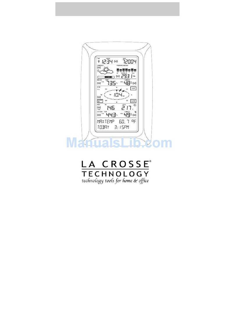 La Crosse Technology WS-3610-CH User manual La Crosse Technology WS-3610-CH User manual