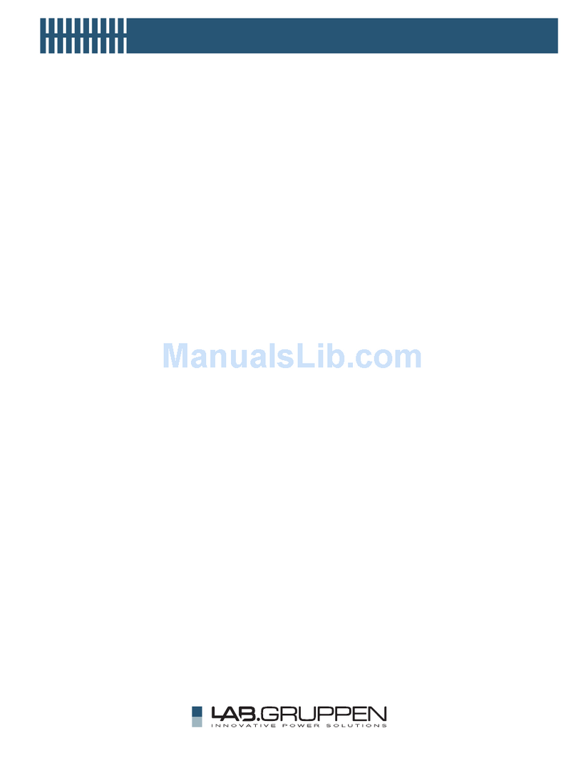 Lab.gruppen C Series C 5 4X Manual