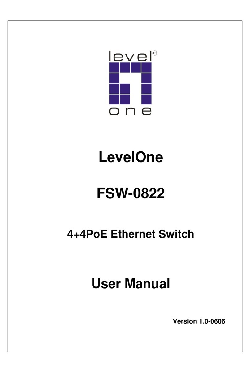LevelOne OfficeCon FSW-0822 User manual LevelOne OfficeCon FSW-0822 User manual