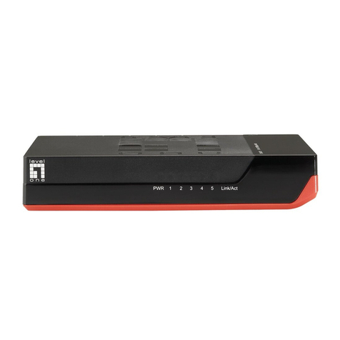 LevelOne FSW-0511 Manual