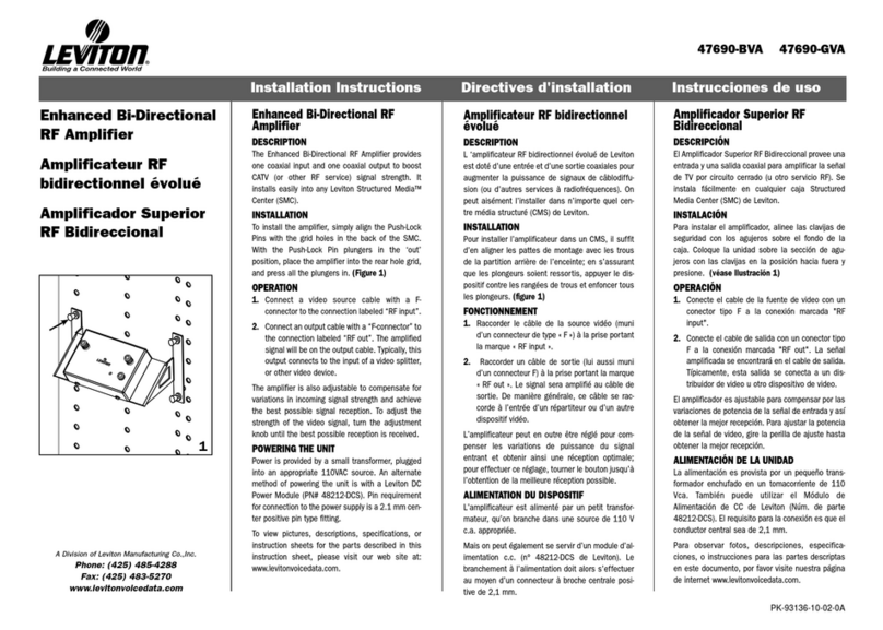 Leviton 47690-BVA installation instructions