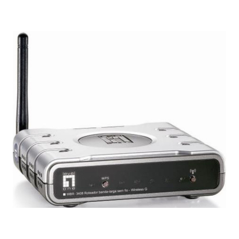 LevelOne NetCon WBR-3408 user manual