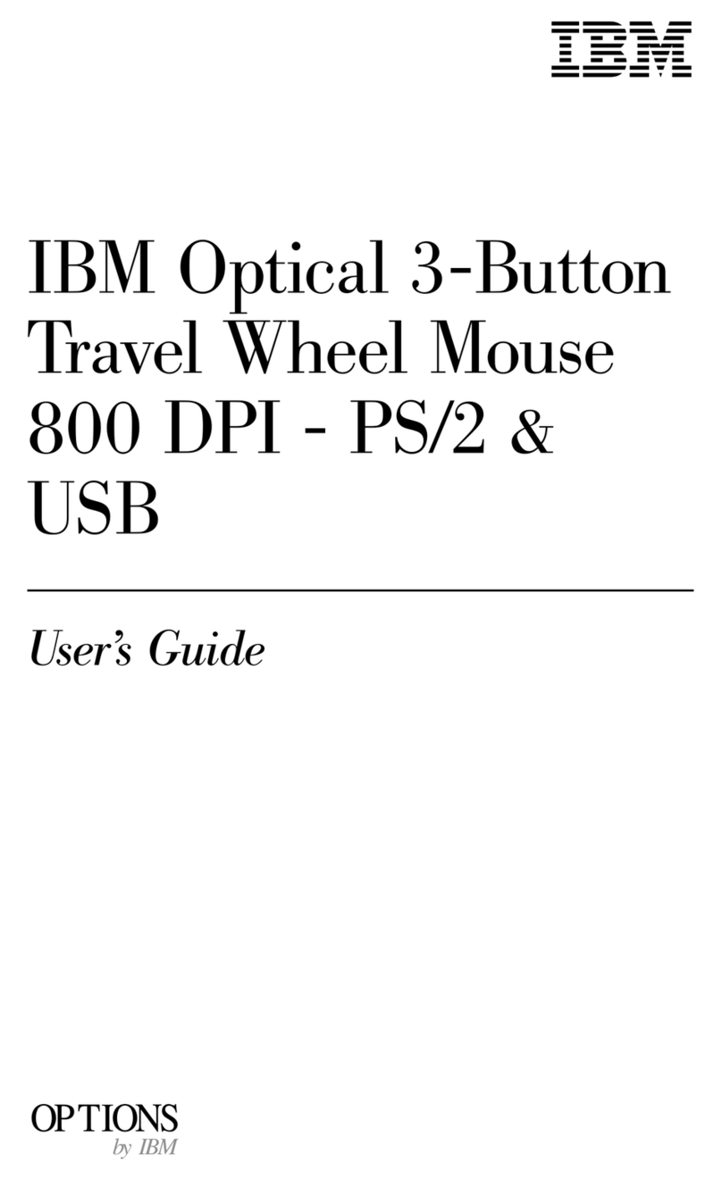 IBM ThinkPad Travel Mouse User manual