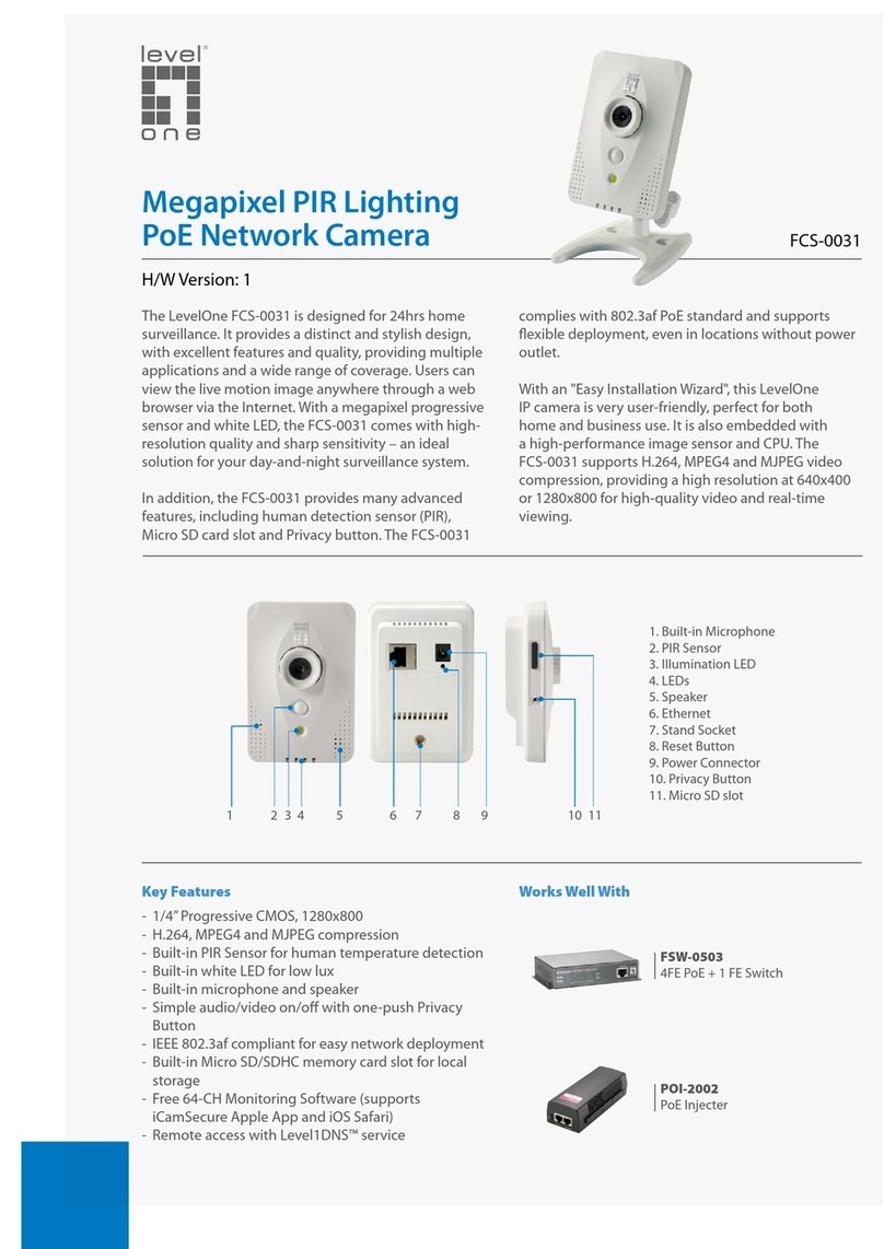 LevelOne FCS-0031 User manual