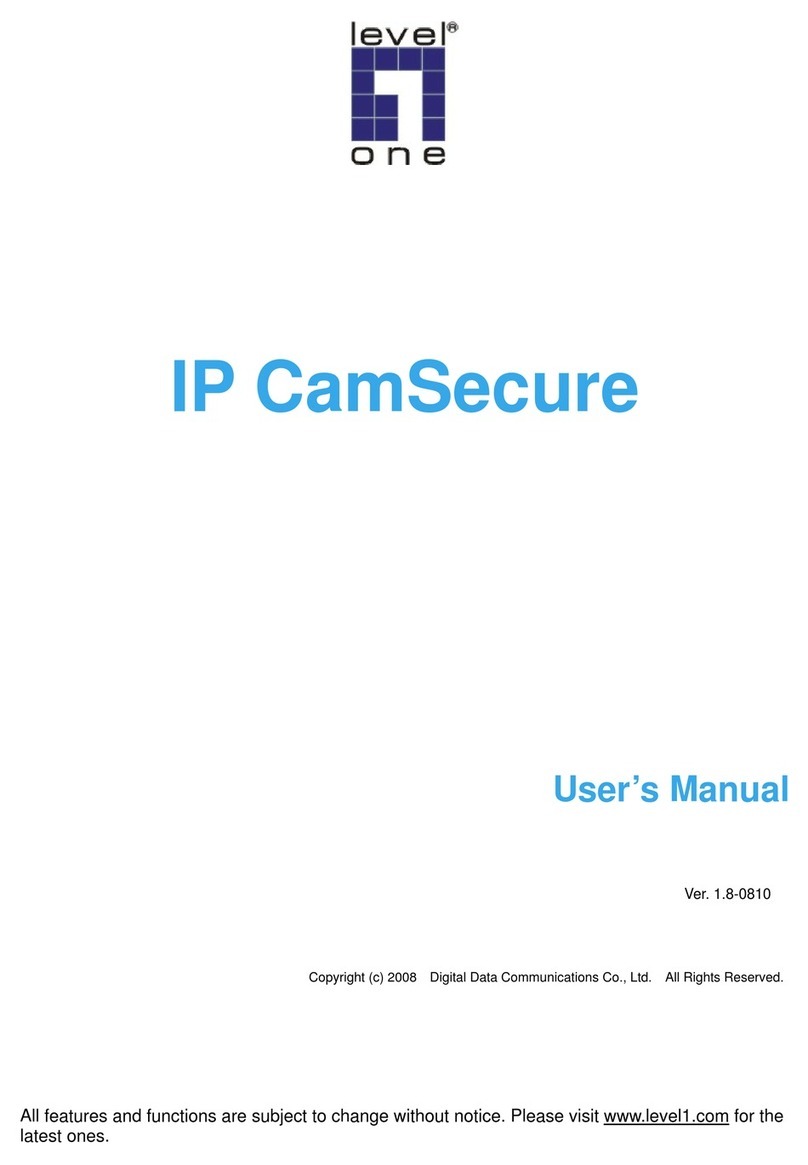 LevelOne CamCon FCS-1060 User manual