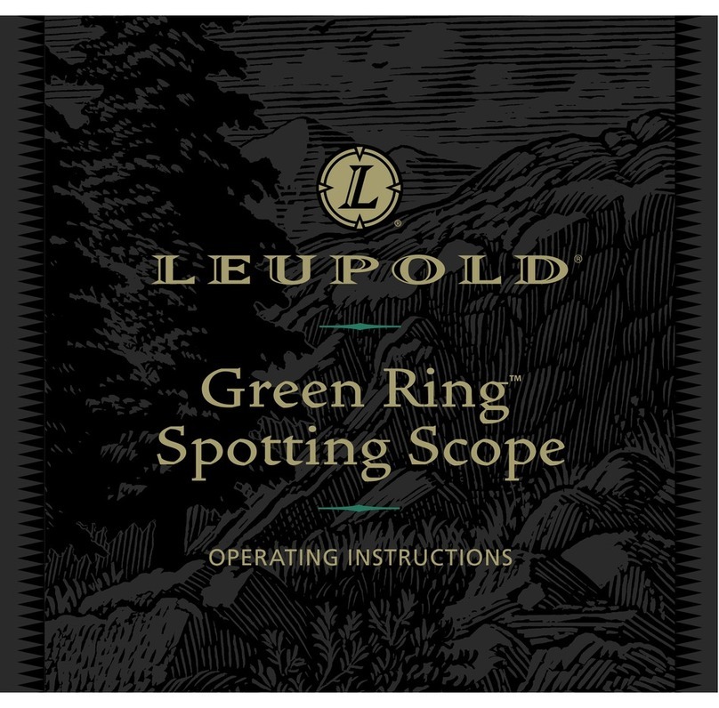 Leupold GREEN RING SPOTTING SCOPE User manual Leupold GREEN RING SPOTTING SCOPE User manual