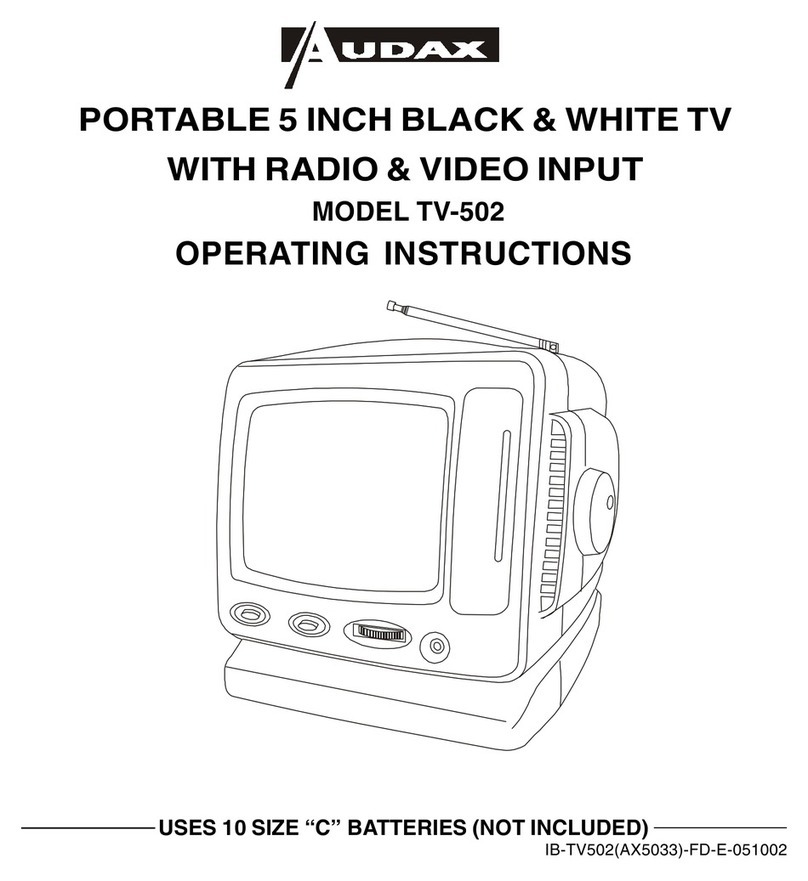 Lennox Audax TV-502 operating instructions