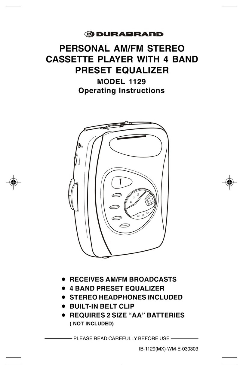 Durabrand 1129 operating instructions