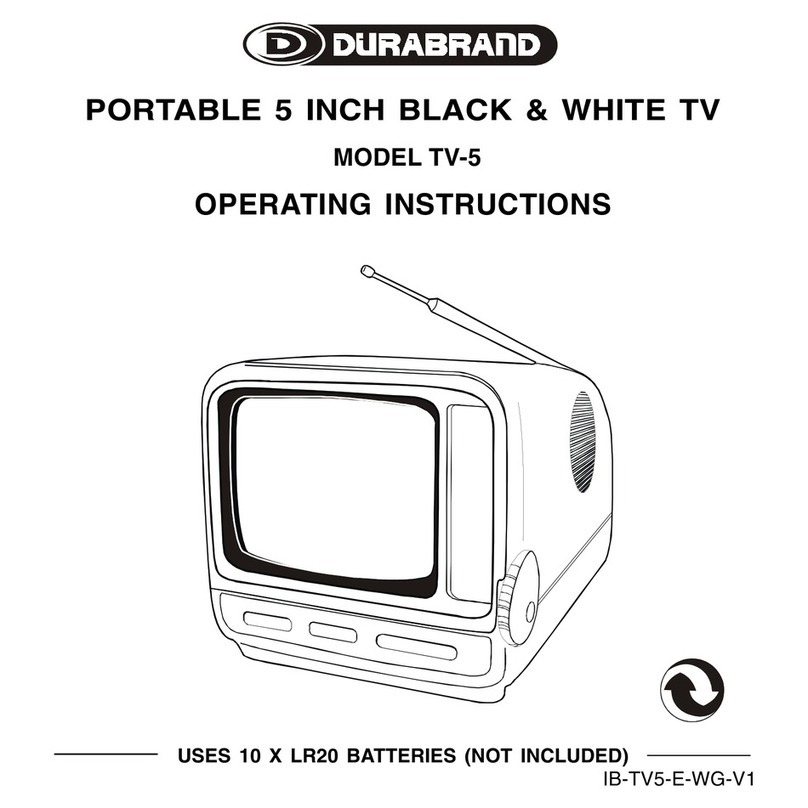 Durabrand TV-5 operating instructions