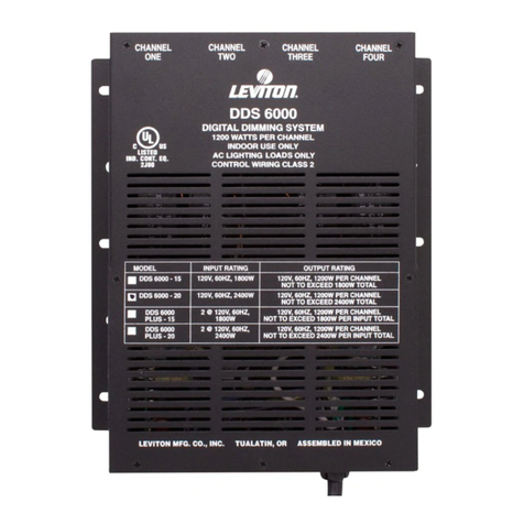 Leviton DDS6000 Installation and operation guide