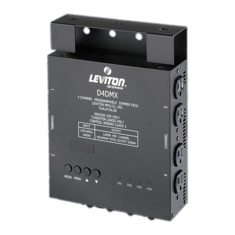 Leviton D4DMX user guide Leviton D4DMX user guide