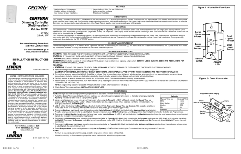 Leviton CN221 User manual