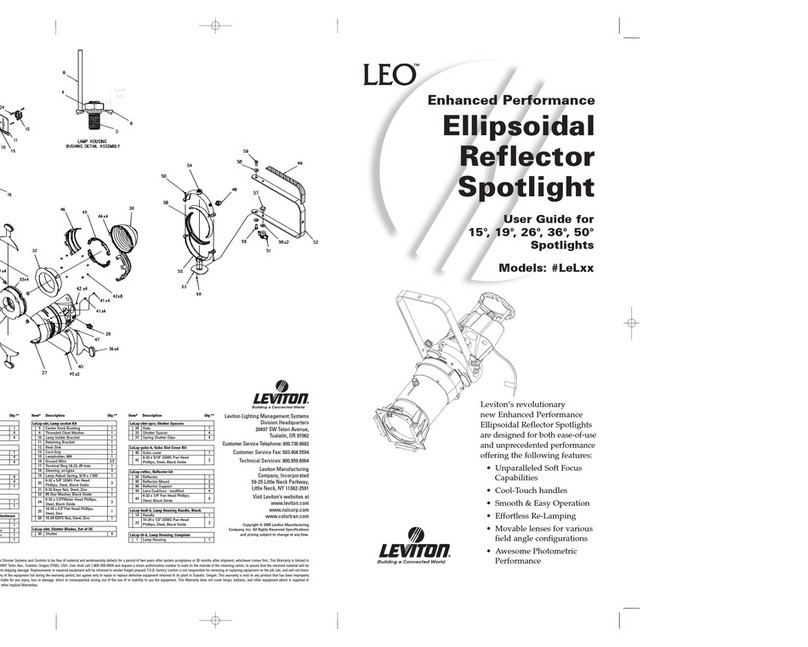 Leviton LeL15 user guide