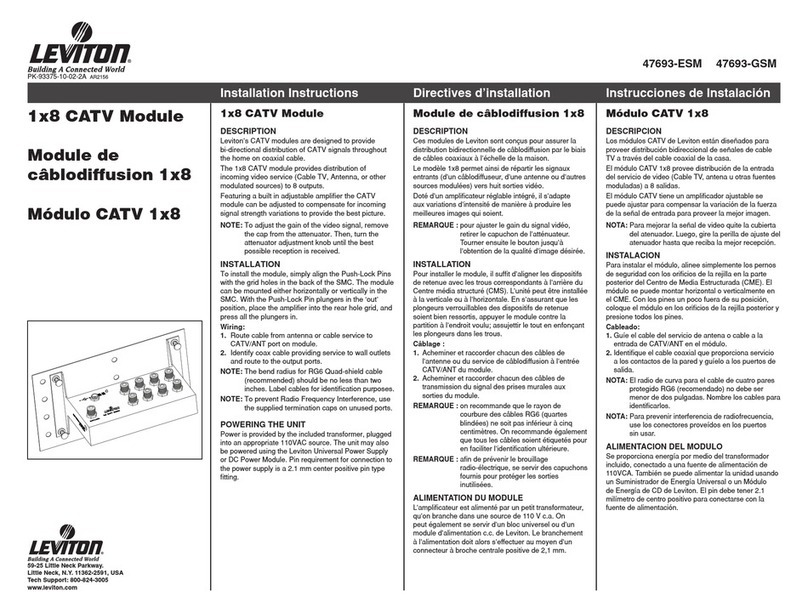 Leviton 47692-ESM User manual